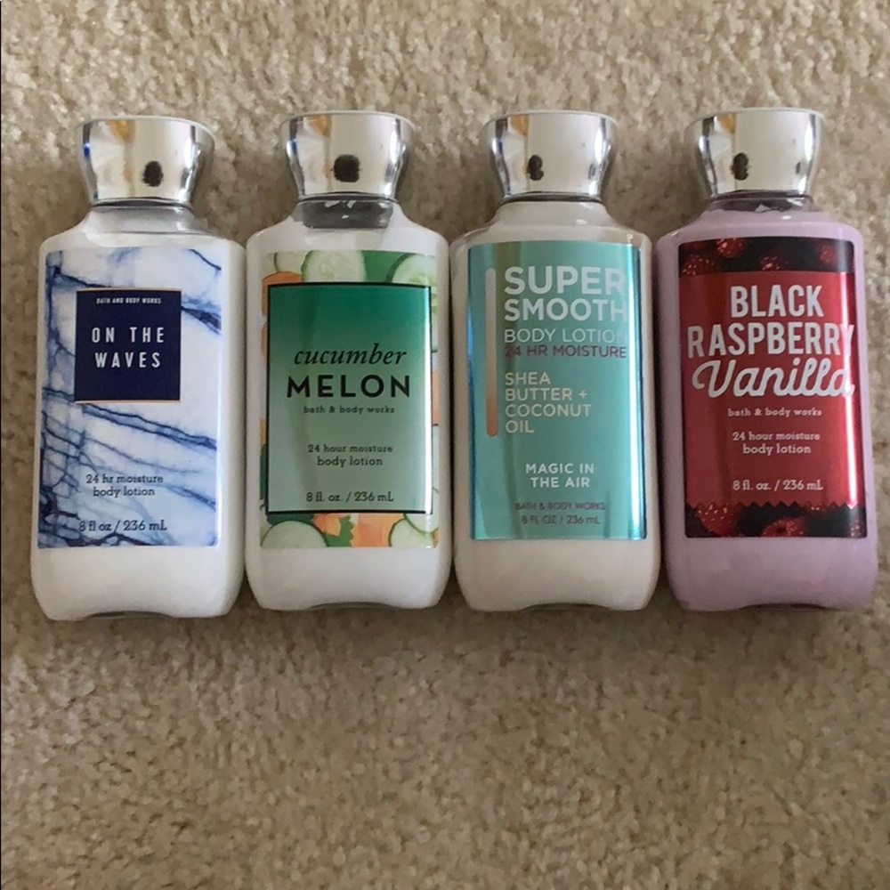 11 EACH Bath and body works lotion